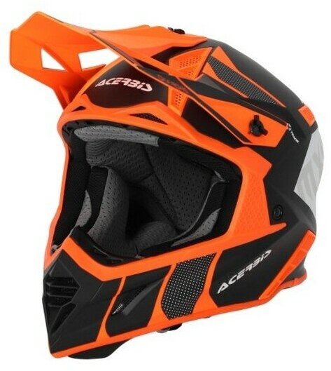 Кроссовый шлем ACERBIS X-TRACK 22-06 Orange-Fluo/Black