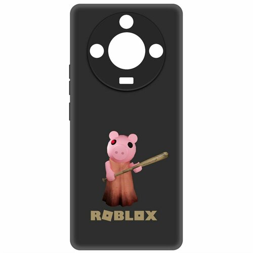 Чехол-накладка Krutoff Soft Case Roblox-Пигги для Realme 11 Pro черный чехол накладка krutoff soft case roblox пигги для realme c33 2023 черный
