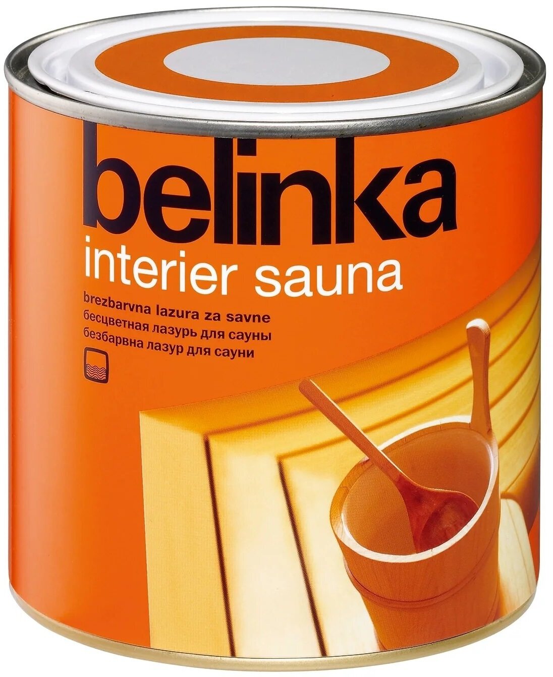 Belinka пропитка INTERIER SAUNA, 0.75 кг, 0.75 л, бесцветный