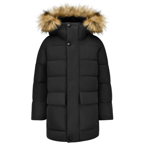 Куртка Oldos зимняя, манжеты, размер 146-72-69, черный