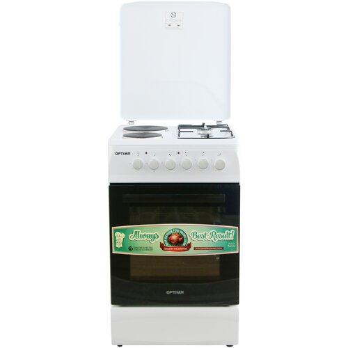 Плита комбинированная OPTIMA CS-5621 стац 2 газ2 эл конфорки эл духовка 50х60 2064000₽