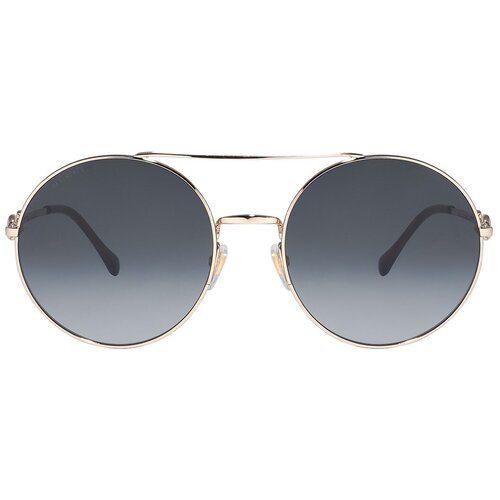 Солнцезащитные очки GUCCI Gucci 0878S 001, серый, золотой