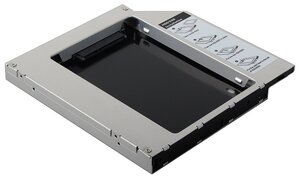 Переходник для ODD Agestar SSMR2S, для замены привода 12мм в ноутбуке на 2.5" SATA HDD/SDD