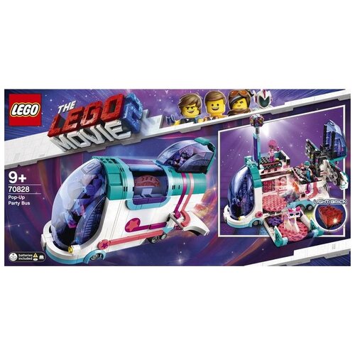 лего ниндзяго игра по фильму Конструктор LEGO The LEGO Movie 70828 Автобус для вечеринки, 1024 дет.