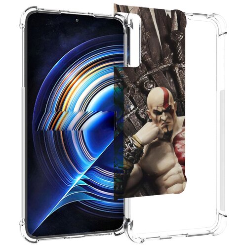 Чехол MyPads God of War Кратос для Tecno Camon 19 Neo задняя-панель-накладка-бампер чехол mypads god of war кратос для tecno pova 3 задняя панель накладка бампер