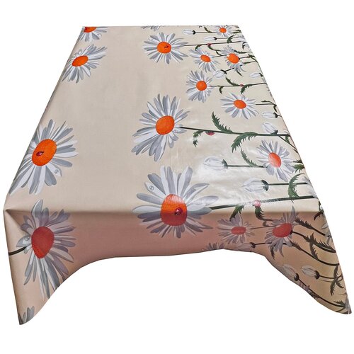 Скатерть Клеенка на стол Florista 100x140см Сhamomile FLO-1097
