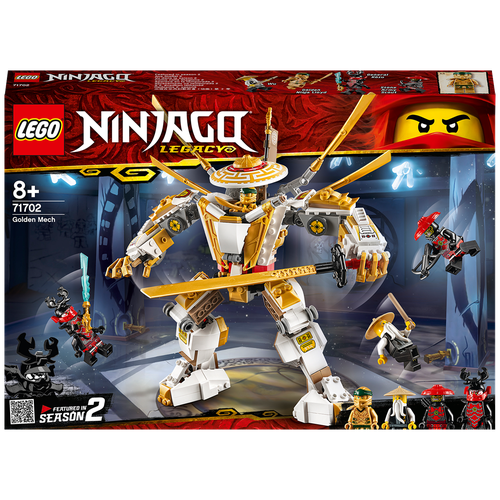 LEGO Ninjago 71702 Золотой робот, 489 дет. конструктор ниндзяго золотой робот