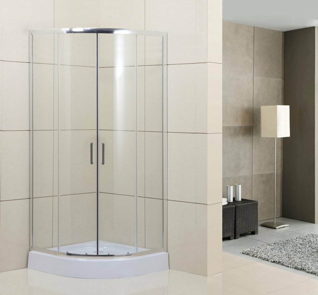 Душевой уголок BelBagno UNO 195-R-2 95x95 прозрачный/хром