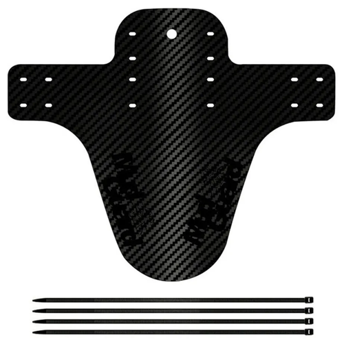 Крыло-щиток велосипедное Mud универсальное, Черно-черное