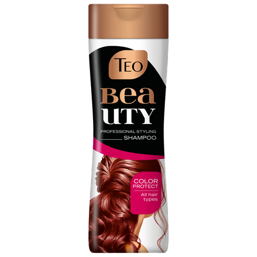 Шампунь Teo Beauty Color Protect Сохранение цвета для всех типов окрашенных волос, 350 мл, Болгария