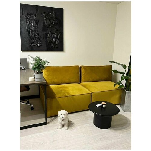 Mebelroom Диван, диван кровать, диван раскладной, лофт, диван на кухню, прямой диван-кровать, еврокнижка, независимые пружины, 200х100х80 см