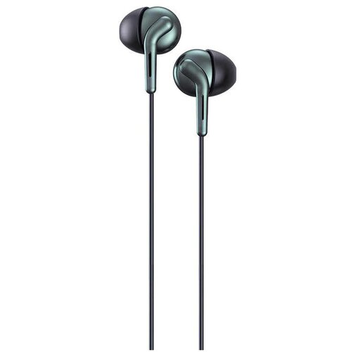 Наушники внутриканальные Remax RM-595 Earphone микрофон кнопка ответа кабель 12м цвет зелёный 102900₽
