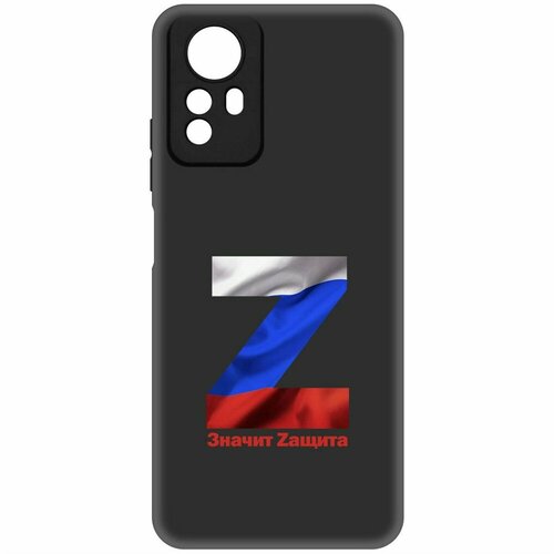 Чехол-накладка Krutoff Soft Case Z-Значит Zащита для Xiaomi Redmi Note 12S черный чехол накладка krutoff soft case z значит zащита для xiaomi redmi note 13 4g черный