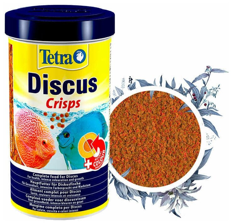 Корм для рыб Tetra Discus Crisps 500мл (TetraDiscus Pro) чипсы - фотография № 14