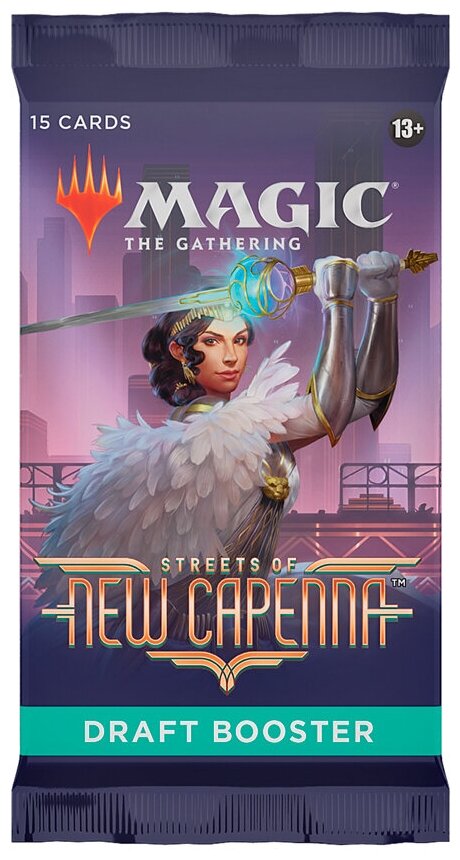 Дополнение для настольной игры ККИ MTG: Драфт-бустер издания Streets of New Capenna на английском языке