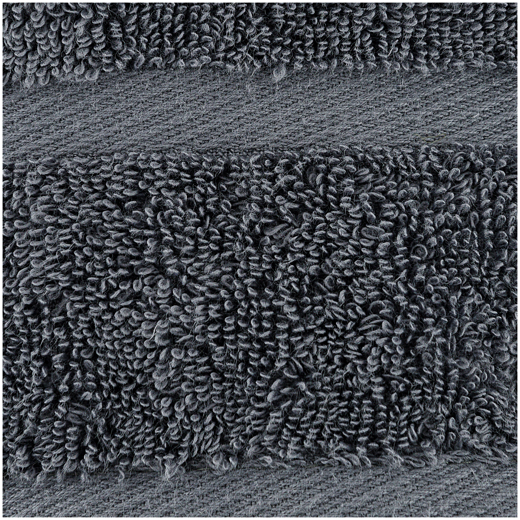 Полотенце махровое Baldric 100Х150см, цвет серый, 350г/м2, 100% хлопок - фотография № 2