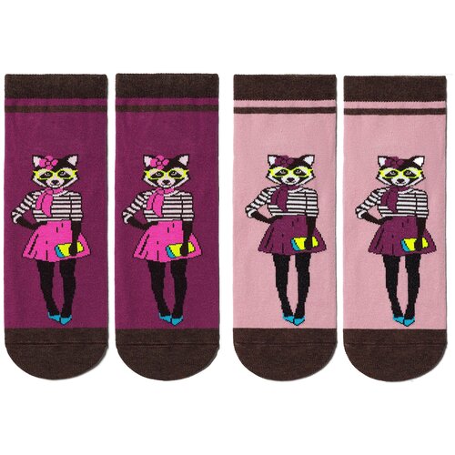 фото Комплект из 2 пар детских носков брестские микс 2, размер 21-22