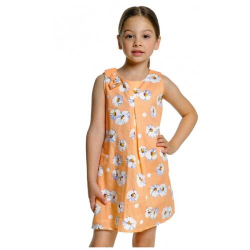 Платье для девочек Mini Maxi, модель 3271, цвет коралловый, размер 116