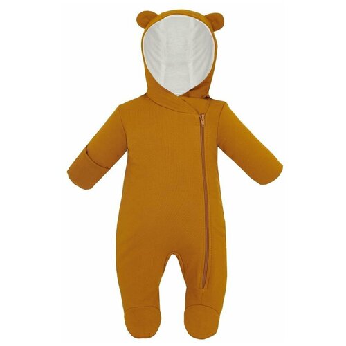 фото Комбинезон детский утепленный olant baby, +10°c+20°c, mustard teddy, 68-74 см олант