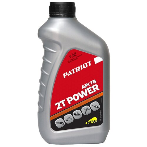 Масло для садовой техники PATRIOT Power Active 2T, 0.946 л