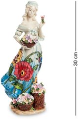Фигурка Девушка и корзины с цветами