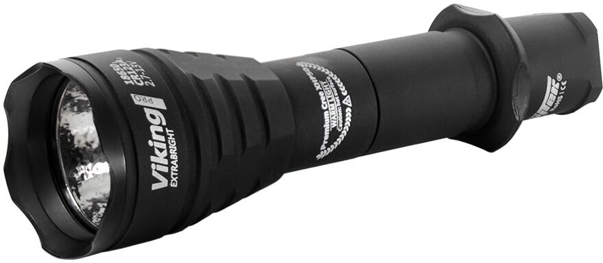 Фонарь ручной тактический Armytek Viking Pro v3 XHP50 (Black (Теплый свет)) (F01903BW)