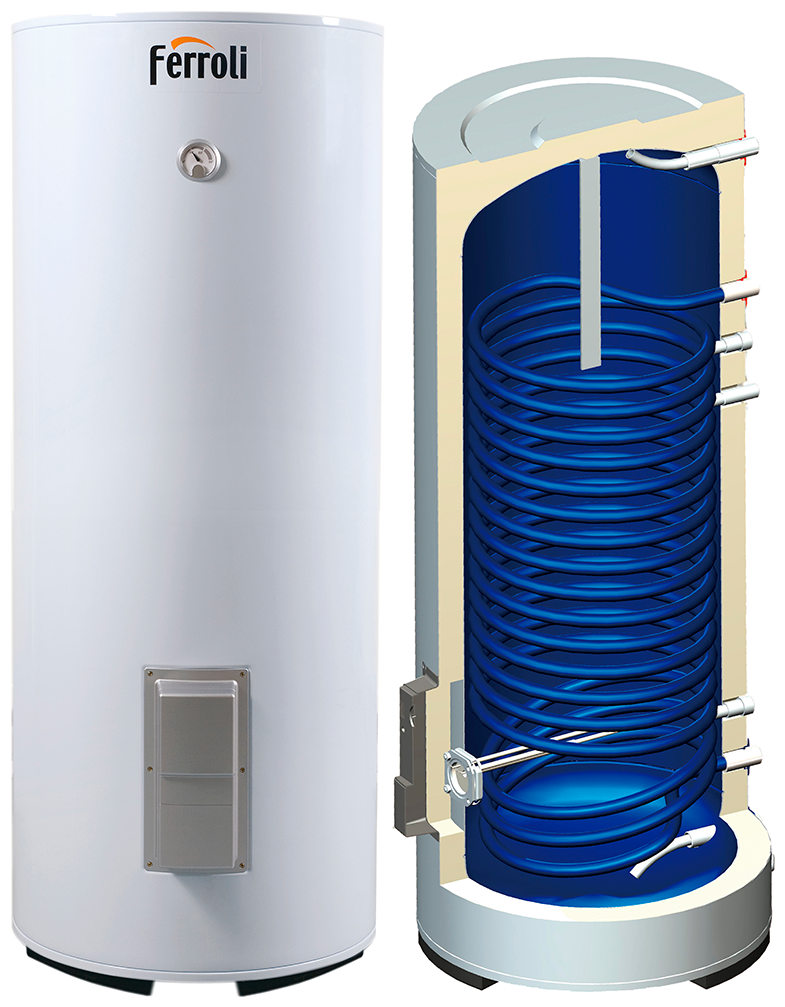 Накопительный косвенный водонагреватель Ferroli Ecounit 200-1C