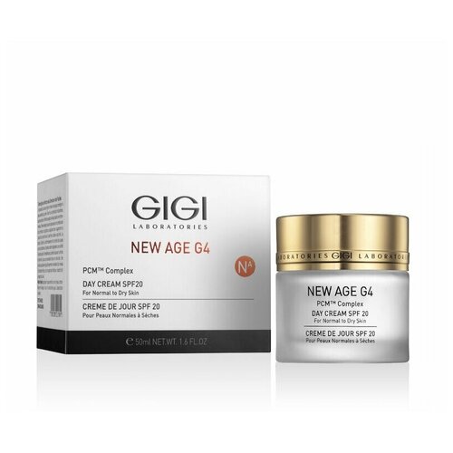 GIGI Дневной крем омолаживающий NEW AGE G4 Day cream SPF 20 PCM, 50 мл