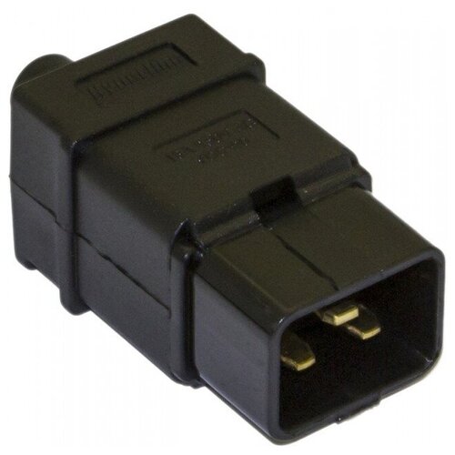 Разъем Hyperline CON-IEC320C20 IEC 60320 C20 220В 16A на кабель контакты на винтах прямой 645₽