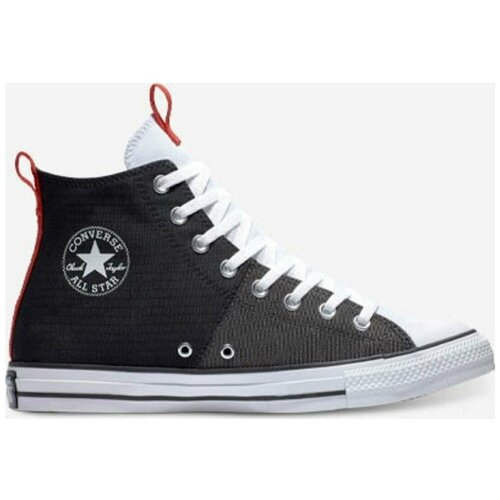 фото Кеды converse chuck taylor all star split upper canvas & ripstop 172810 высокие черные (41)