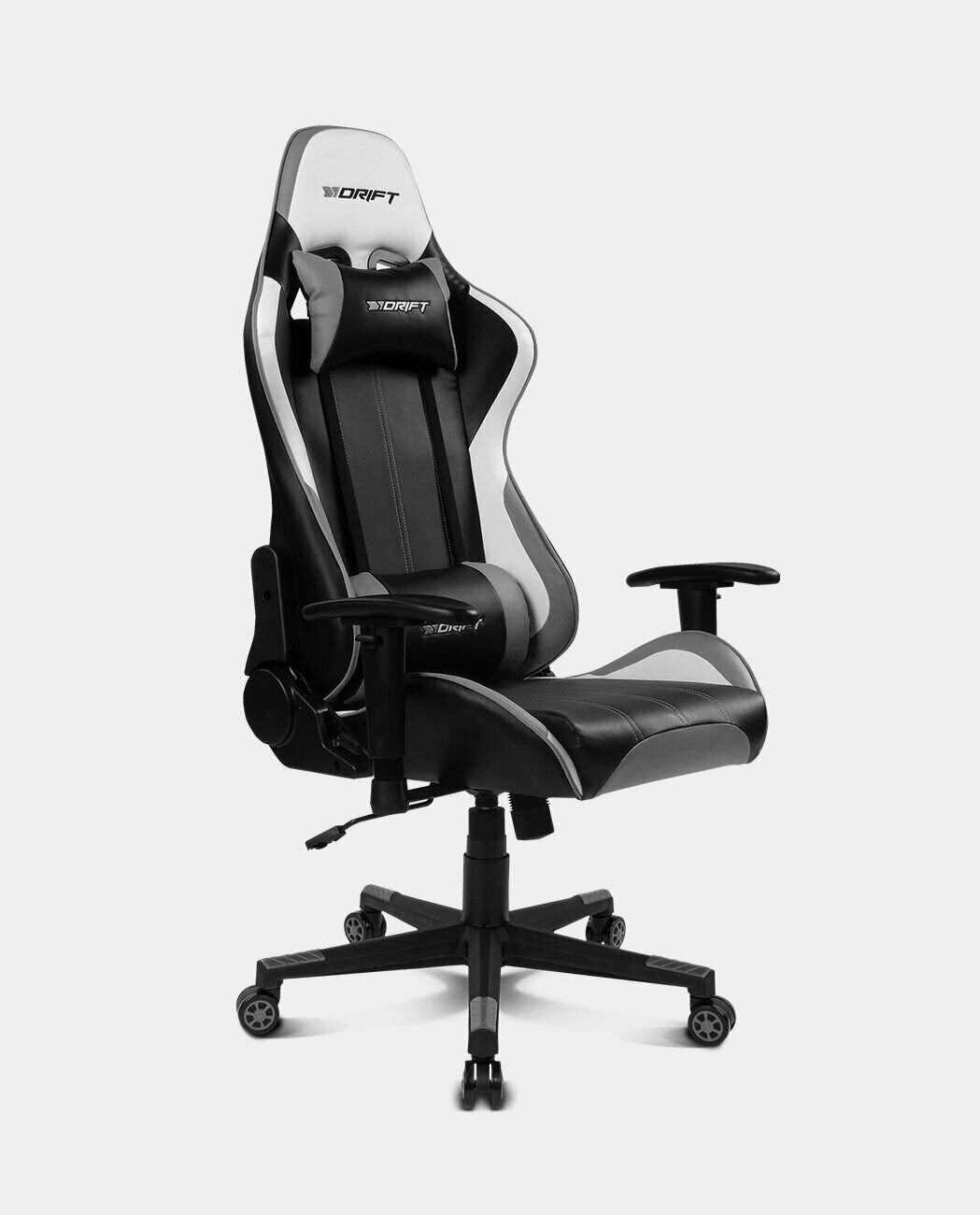 Игровое кресло DRIFT DR175 PU Leather / black/gray/white