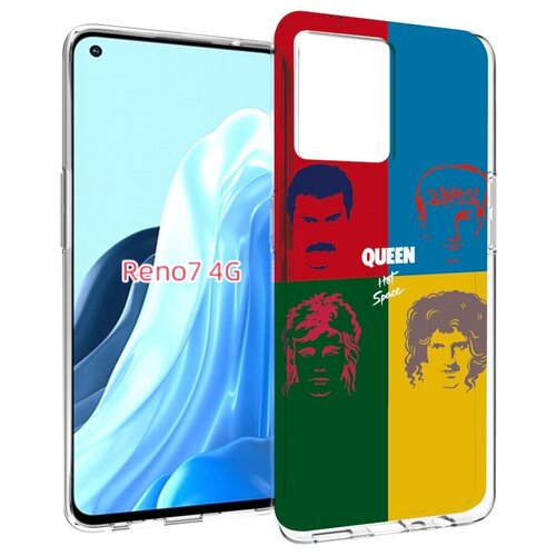 Чехол MyPads hot space queen альбом для OPPO RENO 7 4G задняя-панель-накладка-бампер