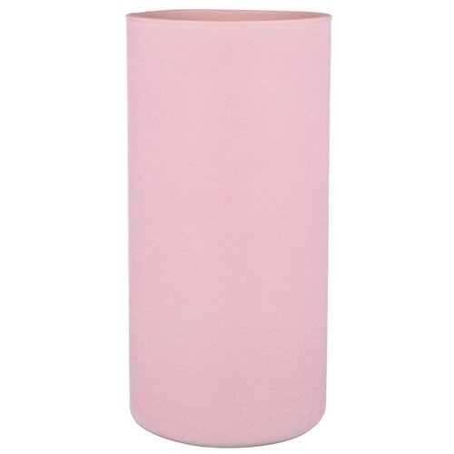 Ваза цилиндр VELVET ROSA высота 30СМ диаметр 15СМ