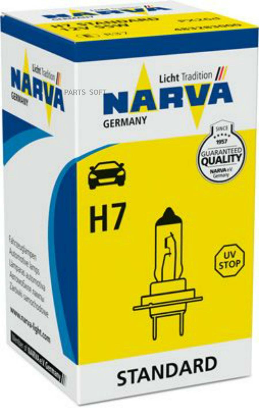Лампа 12v H7 55w Narva Standard 1 Шт Картон Narva арт 483283000