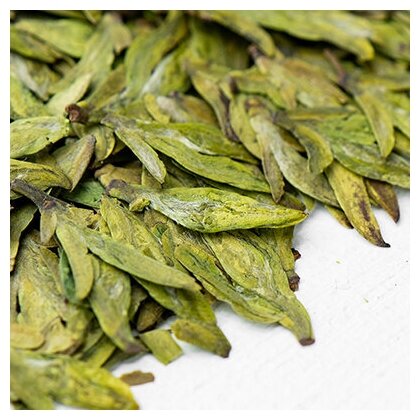 Китайский зелёный чай Лун Цзин «Колодец Дракона» с озера Сиху, 50 г - фотография № 1