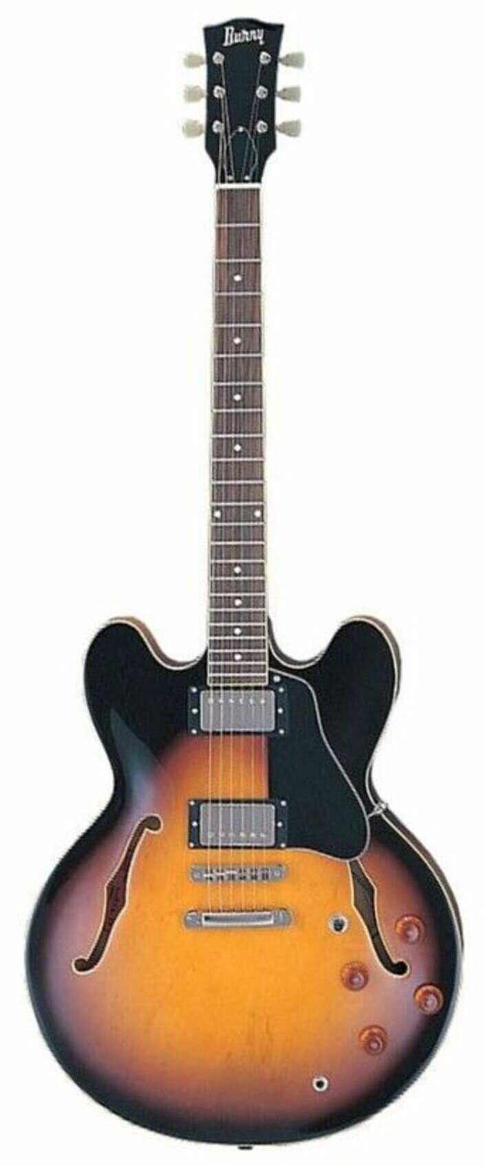 Полуакустическая гитара Burny RSA70 BS (кейс в комплекте)