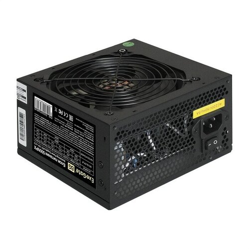 EXEGATE   EX224734RUS-PC   500W 500NPX ATX, PC, 12cm fan, 24pin, 4pin, PCIe, 3xSATA, 2xIDE, black,  220V  