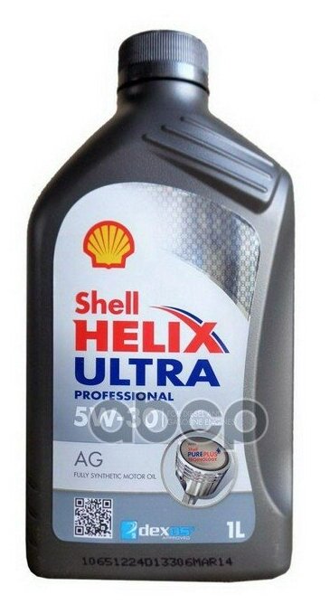 Масло моторное Shell Helix Ultra Professional AG 5W30 синтетическое 1 л 550046410 SHELL / арт. 550046410 - (1 шт)