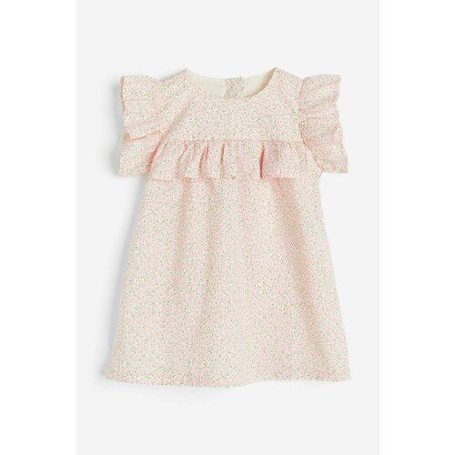 Платье H&M, размер 9-12, розовый