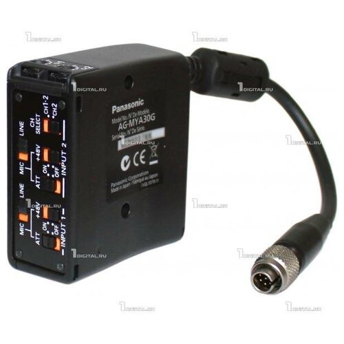 Адаптер Panasonic микрофонный AG-MYA30G для XLR видеокамер AG-HMC41 / AG-HMC40 / AG-DVC32 / AG-DVC30