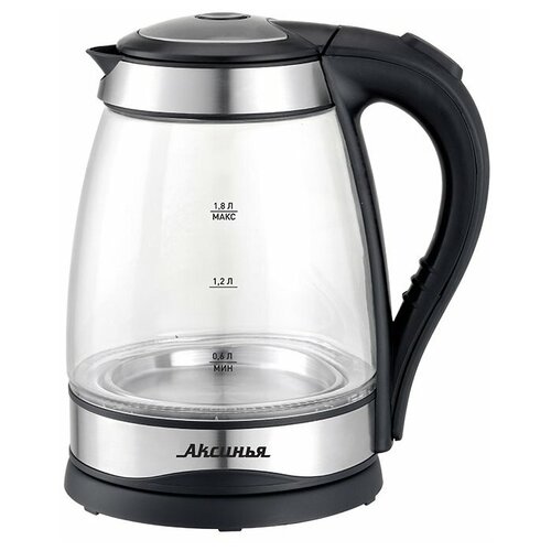Чайник электрический Аксинья КС-1004 черный с красным 194600₽