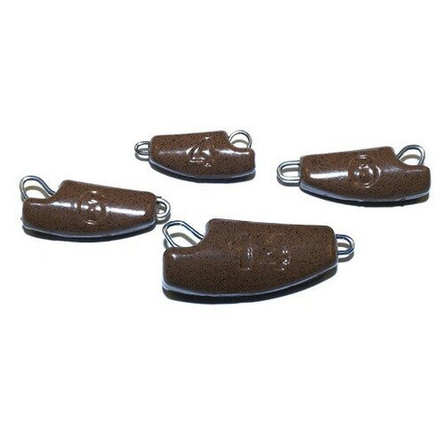 фото Набор груз-головок разборных "проходимец", коричневые, 10 г (5 штук) россия