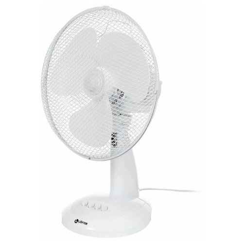 Вентилятор настольный Lofter 30 Вт 3 скорости поворотный наклонный белый 175500₽