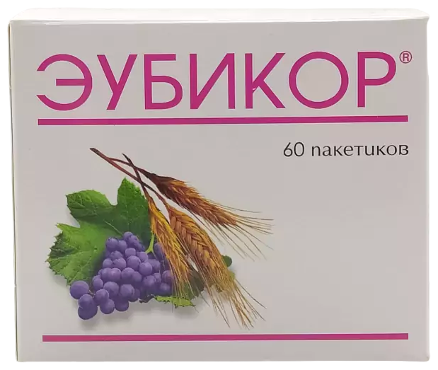 Эубикор пор., 3 г, 60 шт., 1 уп.