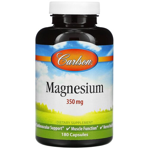 Капсулы Carlson Labs Magnesium, 240 г, 350 мг, 180 шт.