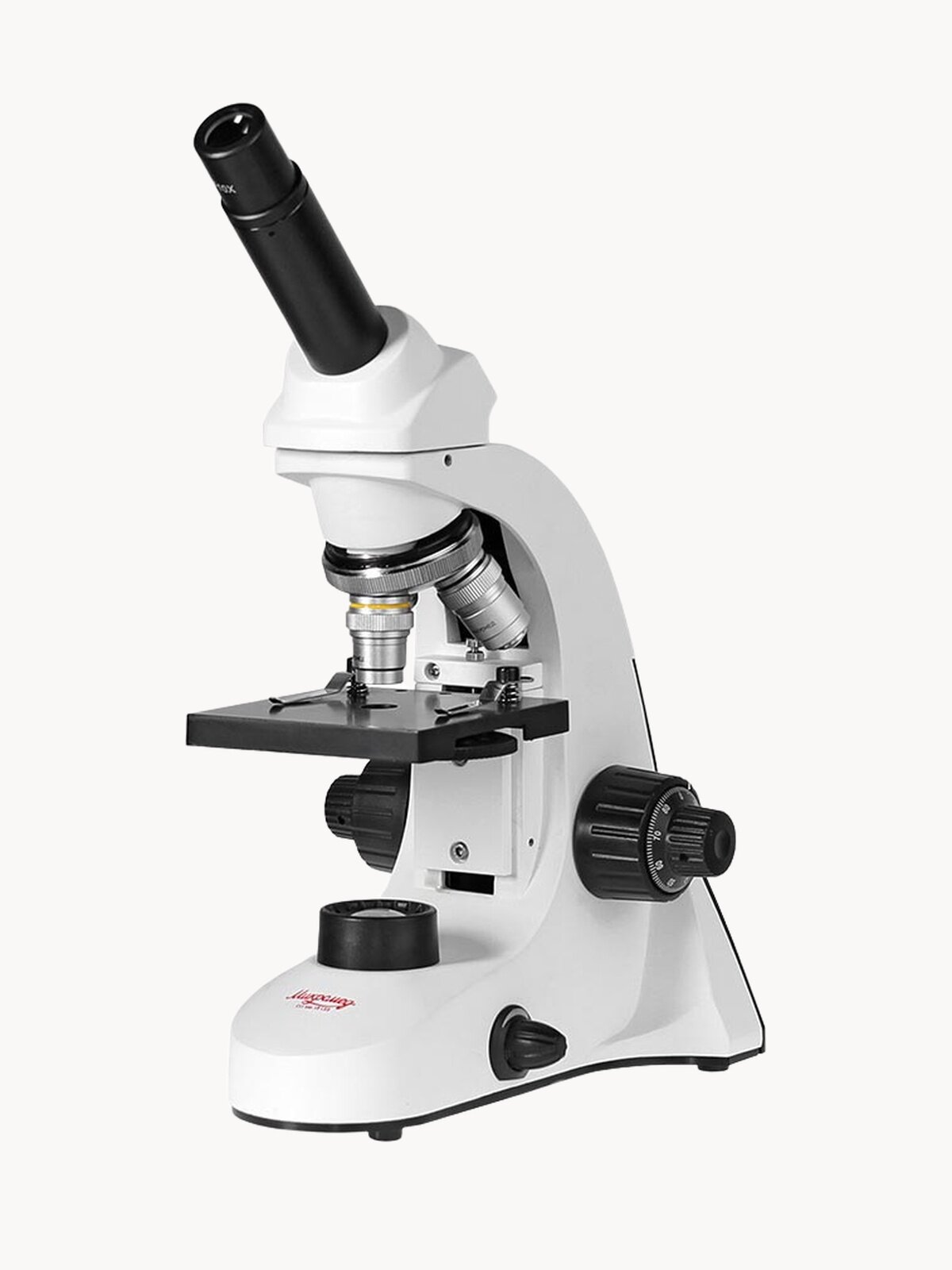 Микроскоп Микромед "C-11 (1B LED)" 40x-1280x, в комплекте c 4D книгой и препаратами Velvi №10