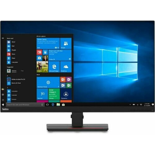 Монитор 31,5 Lenovo ThinkVision T32h-20 Black с поворотом экрана (IPS,2560x1440,4 ms,178°/178°,350 cd/m,1000:1,