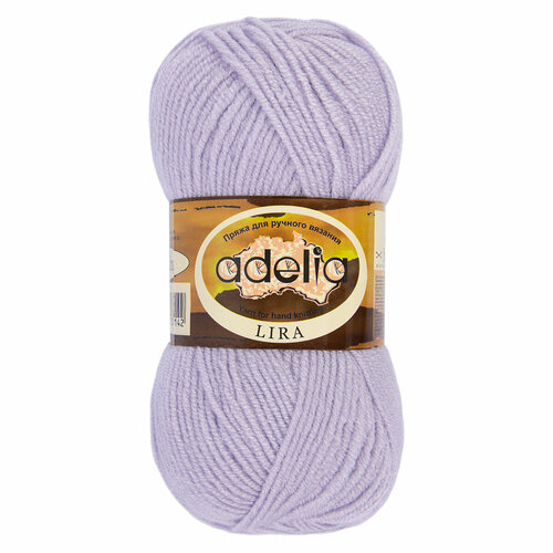 Пряжа ADELIA LIRA 100 % акрил 10 шт. х 50 г 200 м ± 5 м №09 св. сиреневый