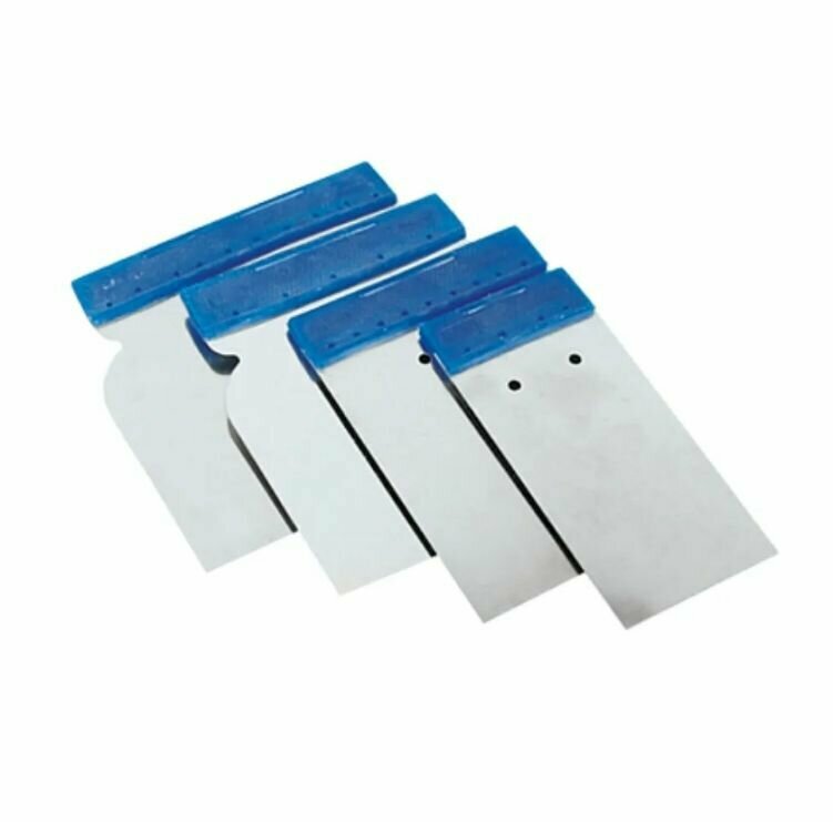 фото Набор японских шпателей RoxelPro из нержавеющей стали 50мм 80мм 100мм 120мм 4 штуки