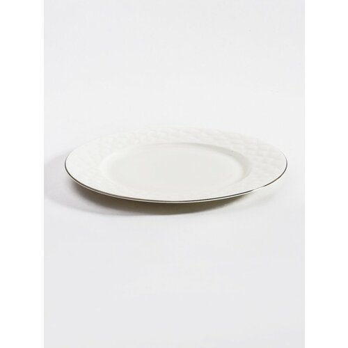 Тарелка Суфле из костяного фарфора 26,5 см обеденная